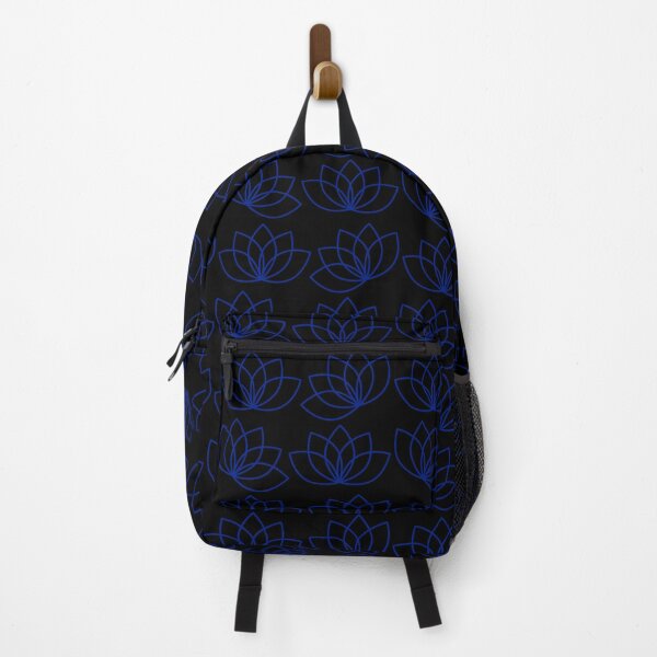 Item preview, Simple Lotus Pattern in Blue designed and sold by RosieSunflower.