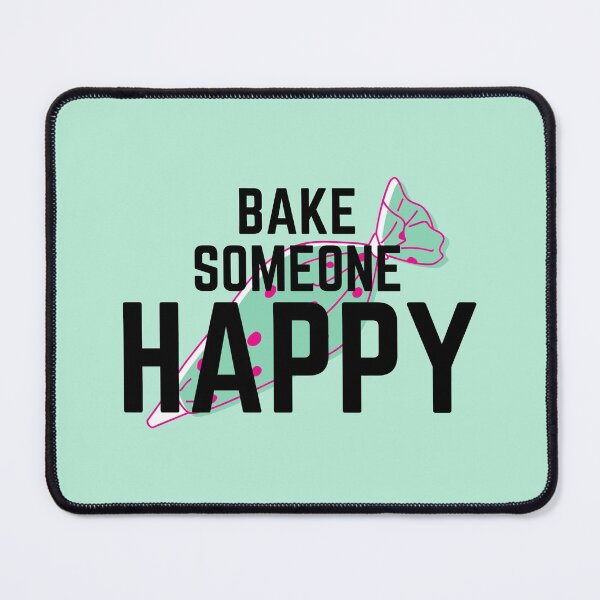 Item preview, Bake Someone Happy Baking Cooking Humor Sketch designed and sold by EllConApparel.