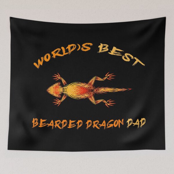 Item preview, Worlds best Bearded Dragon Dad designed and sold by VITTICEPS-ART.