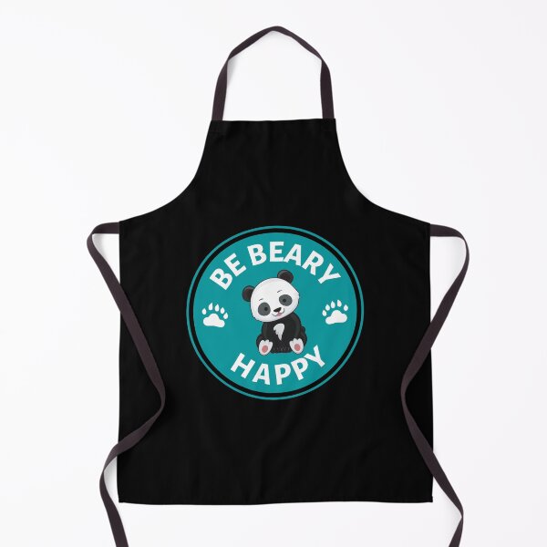 Item preview, Be Beary Happy Panda Pun- Cute Animal Friendly Panda - Gift for Panda Lovers designed and sold by CaitU.