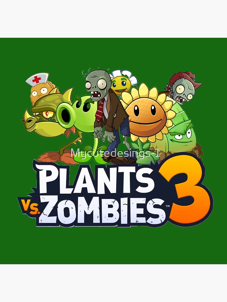 Characters plants vs zombies Heroes, zombie, battle for the neighborhood,  gifts, birthday,kids backpacks for school, Poster by Mycutedesings-1