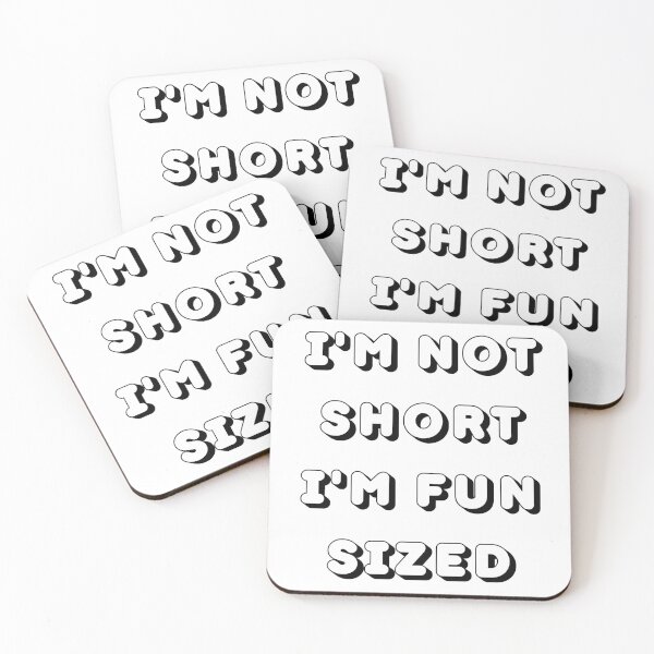 Item preview, Im Not Short Im Fun Sized. Funny Short People. designed and sold by That Cheeky Tee.