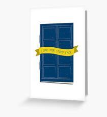 I Love Your Stupid Face Greeting Card