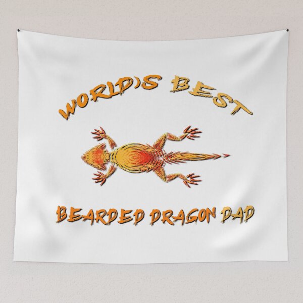 Item preview, Worlds best Bearded Dragon Dad designed and sold by VITTICEPS-ART.