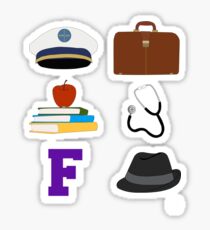 Catch Me If You Can Musical (large icons) Sticker