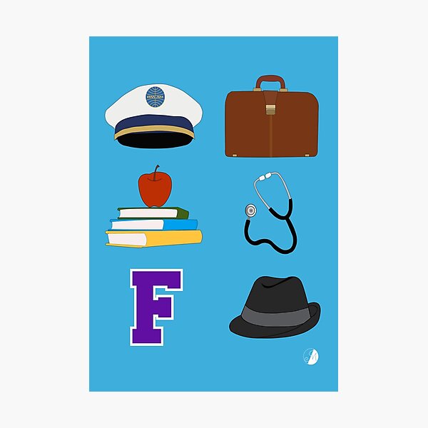 Catch Me If You Can Musical (large icons) Photographic Print