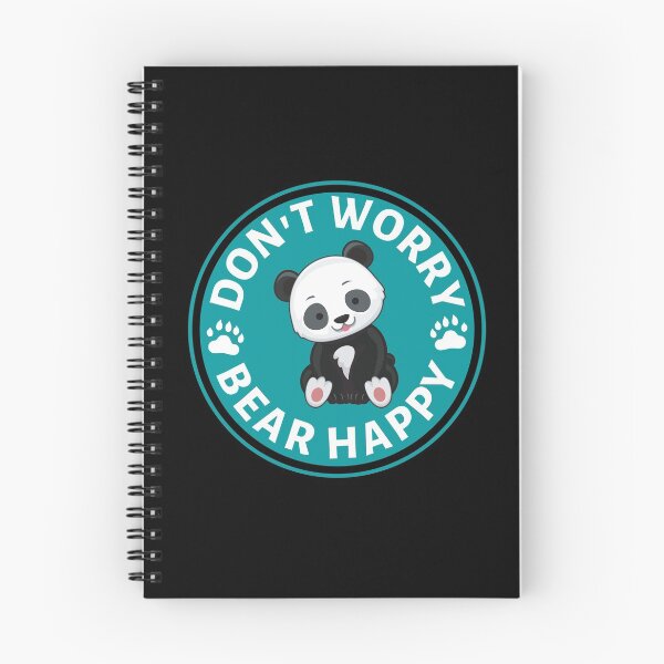Item preview, Dont Worry Bear Happy Panda Pun- Cute Animal Friendly Panda - Gift for Panda Lovers designed and sold by CaitU.