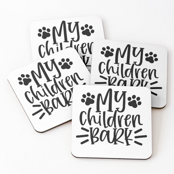 Item preview, My Children Bark. Funny Dog Lover Design. Woff. designed and sold by That Cheeky Tee.