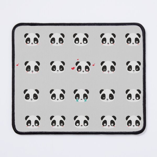 Item preview, Cute Animal Friendly Panda face Sticker Pack - Panda Bear Pattern - Gift for Panda Lovers designed and sold by CaitU.