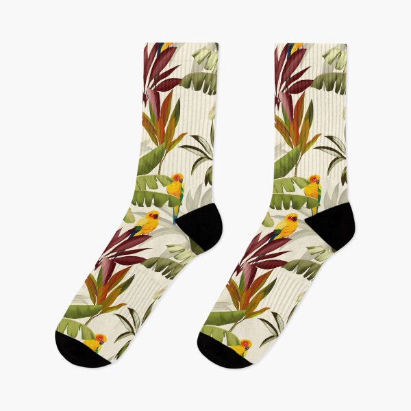 Item preview, Sun Conure Palms O Wh designed and sold by Vinita Upadhya.