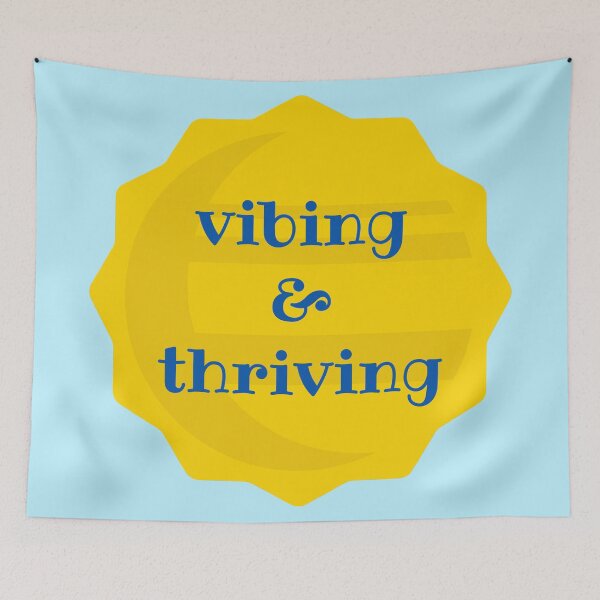 Item preview, Vibing & Thriving designed and sold by andmarstan.