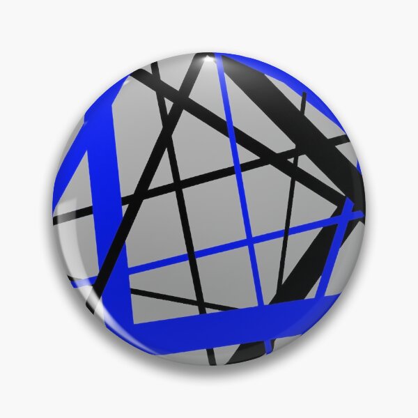 Item preview, Lines Of Blue and Black Geometric Pattern (On Grey) designed and sold by taiche.