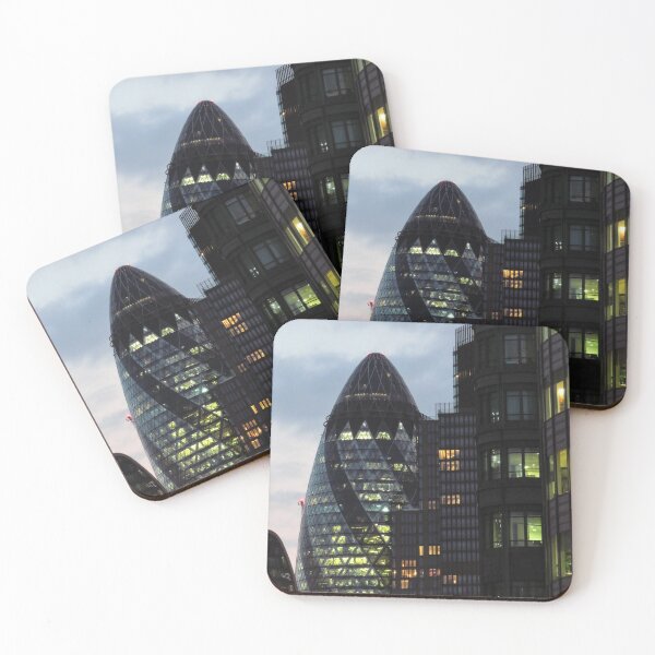 Item preview, The Gherkin at Dusk designed and sold by wiggyofipswich.