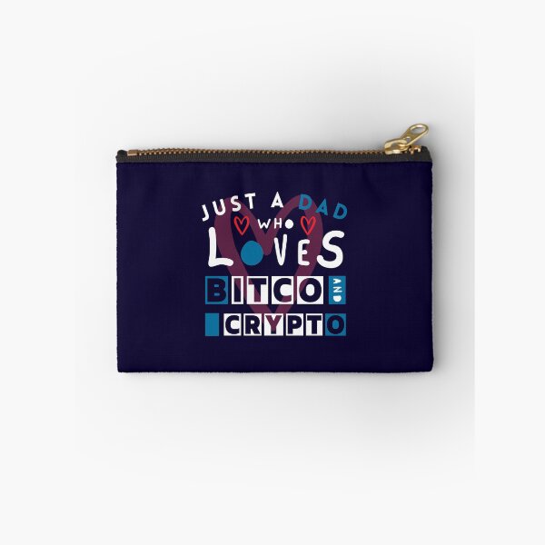 Item preview, Just a Dad Who Loves Bitcoin and Crypto designed and sold by DoherDesigns.