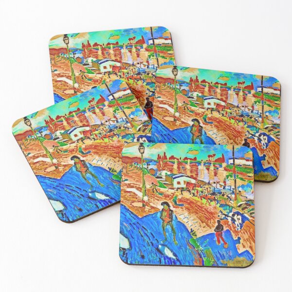 Item preview, Bridge at Le Pecq by  André Derain (digitally enhanced by Watermark NZpress designed and sold by CristalleLisa.