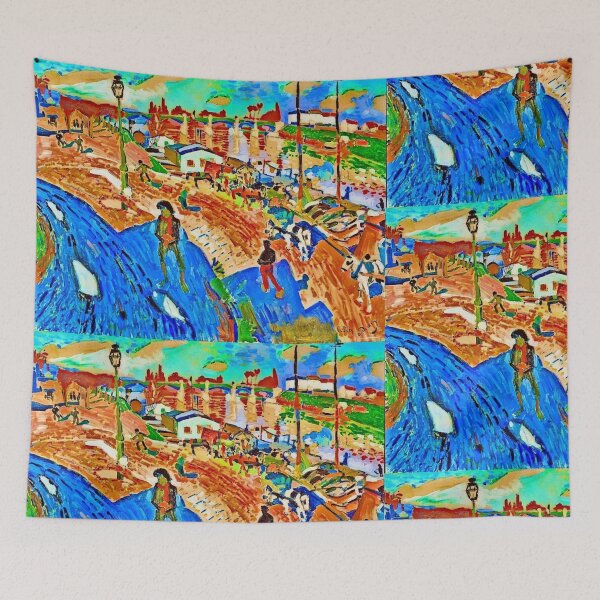 Item preview, Bridge at Le Pecq by  André Derain (digitally enhanced by Watermark NZpress designed and sold by CristalleLisa.