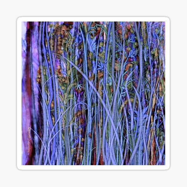 Qualia's Grass (Dreamy Blue) Sticker