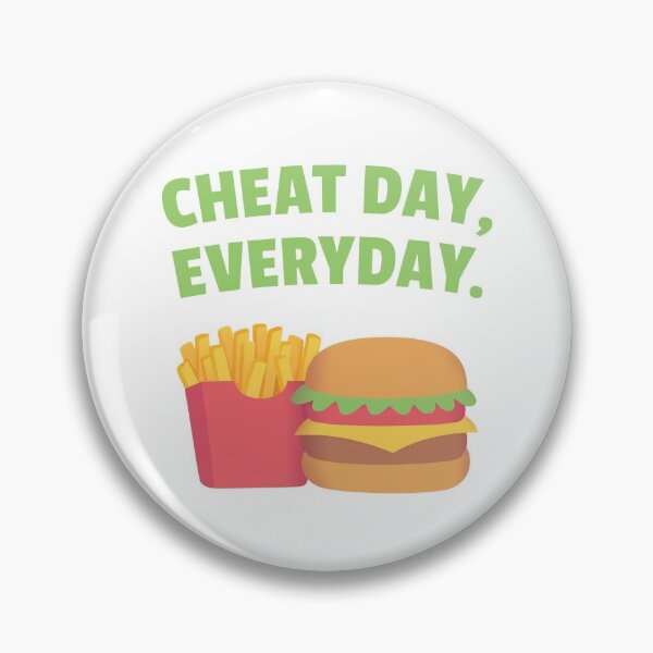 Item preview,  Fries and Burger, Cheat Day, Everyday designed and sold by rustydoodle.