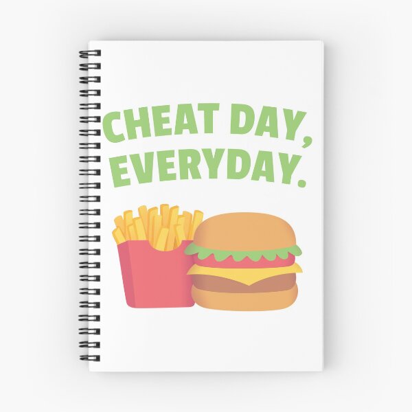 Item preview,  Fries and Burger, Cheat Day, Everyday designed and sold by rustydoodle.