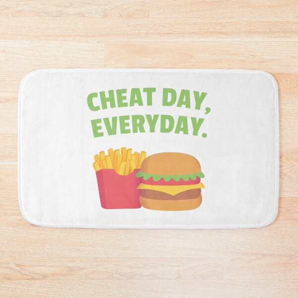 Item preview,  Fries and Burger, Cheat Day, Everyday designed and sold by rustydoodle.