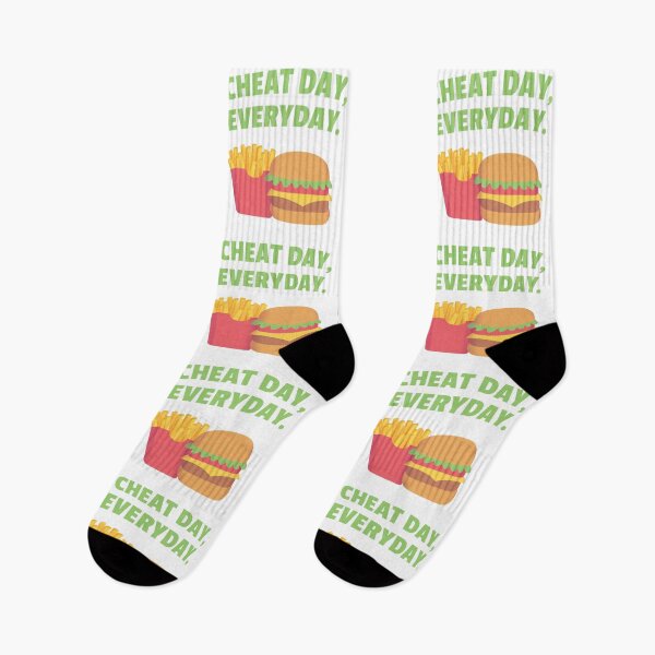 Item preview,  Fries and Burger, Cheat Day, Everyday designed and sold by rustydoodle.