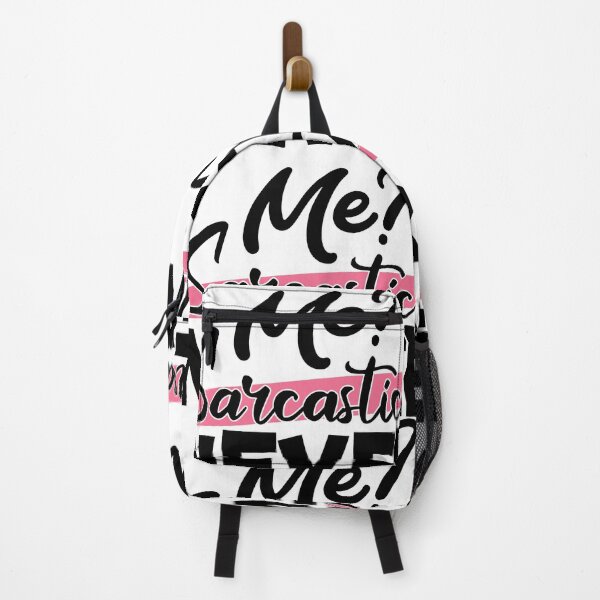 Item preview, Me Sarcastic Never - funny quotes, funny meme designed and sold by Delandor.