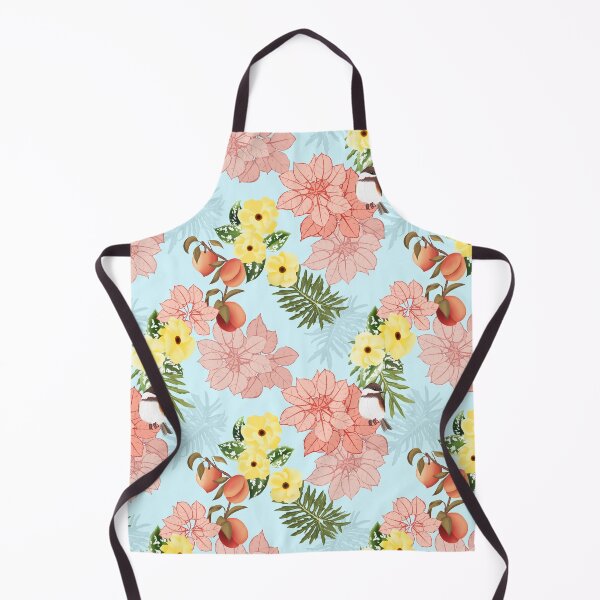 Item preview, Peachy Florals l designed and sold by Vinita Upadhya.
