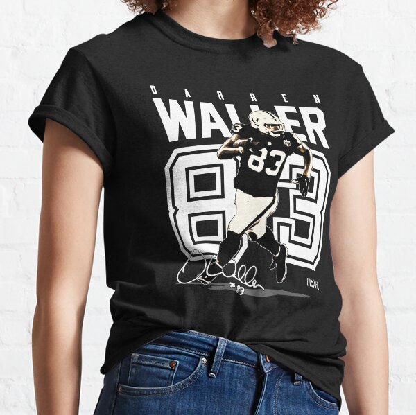 Darren Waller Number 83 Jersey Las Vegas Raiders Inspired Classic T-Shirt  Sticker for Sale by verarheaf9