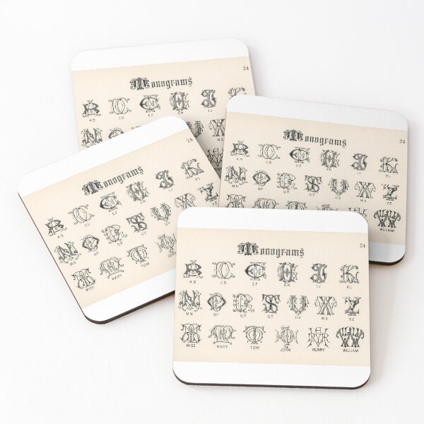 Item preview, Monograms  designed and sold by ShineAesthetic.