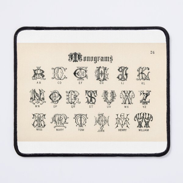Item preview, Monograms  designed and sold by ShineAesthetic.