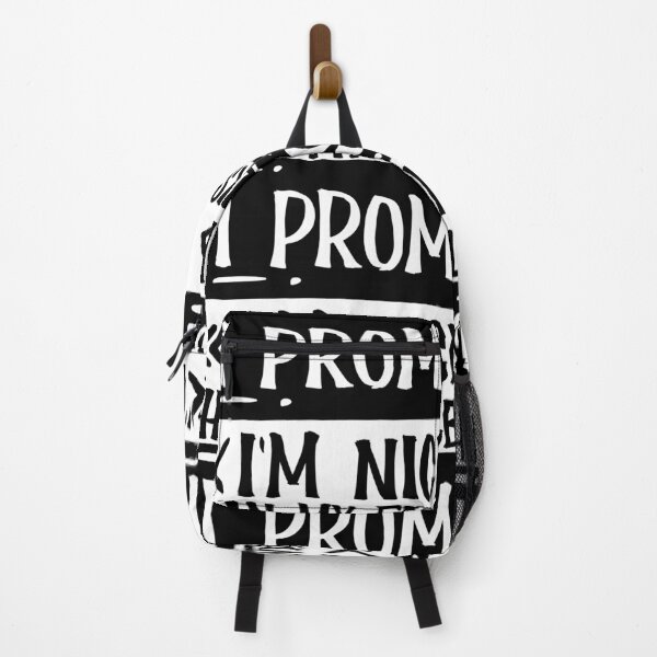 Item preview, I promise I'm nicer than my face looks - funny quotes, funny meme designed and sold by Delandor.