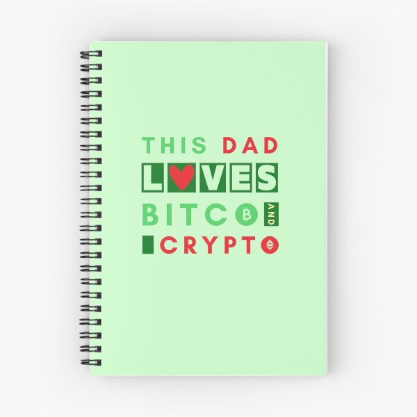 Item preview, This Dad Loves Bitcoin and Crypto designed and sold by DoherDesigns.