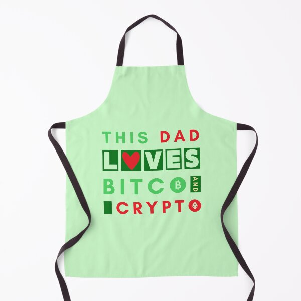 Item preview, This Dad Loves Bitcoin and Crypto designed and sold by DoherDesigns.