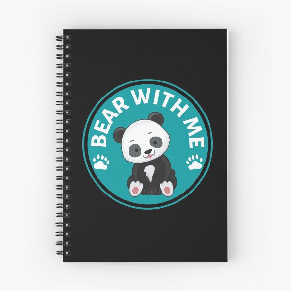Item preview, Bear with me Panda Pun- Cute Animal Friendly Panda - Gift for Panda Lovers designed and sold by CaitU.