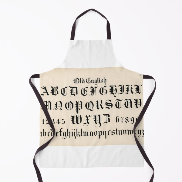 Item preview, Old English calligraphy designed and sold by ShineAesthetic.