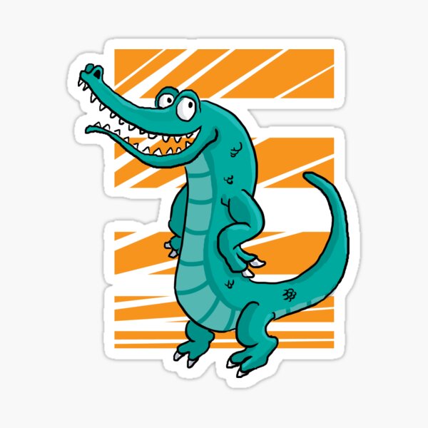 Le crocodile fier Sticker