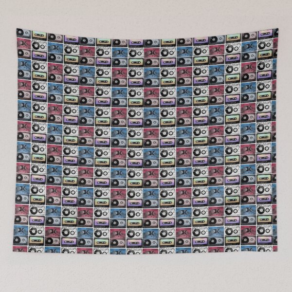 Item preview,  Watercolor cassette pattern designed and sold by Ekaterina Glazkova.