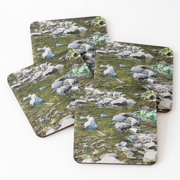 Item preview, Rock Stream Rocky Pebbles Stones Christian Nature Creation He Lives Oregon designed and sold by CreationViewArt.