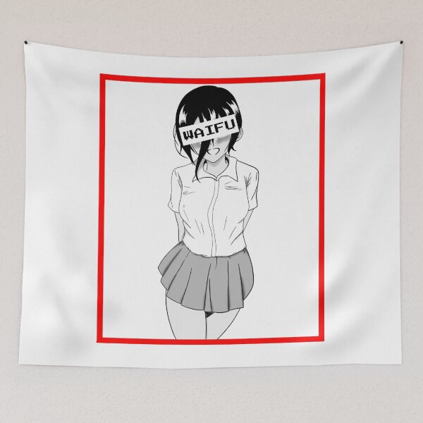 Item preview, Anime sexy school girl, waifu aesthetic  designed and sold by shodark.