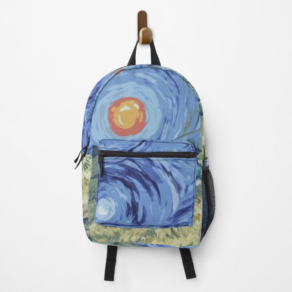 Item preview, Van Gogh Starry Night Mountains Houses Fields designed and sold by Altan-HK.