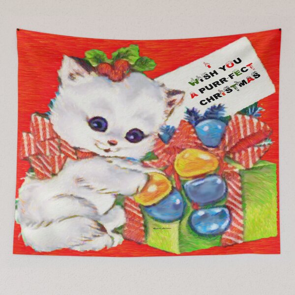 Item preview, Kitty at Christmas time designed and sold by Rafael Salazar.