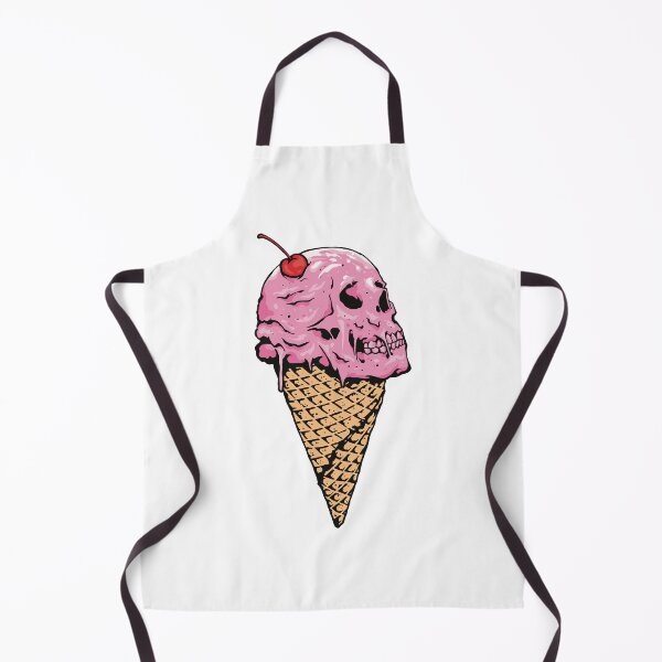 Item preview, Strawberry And Cherry Skull Halloween Ice Cream designed and sold by Vector Scout Lab.