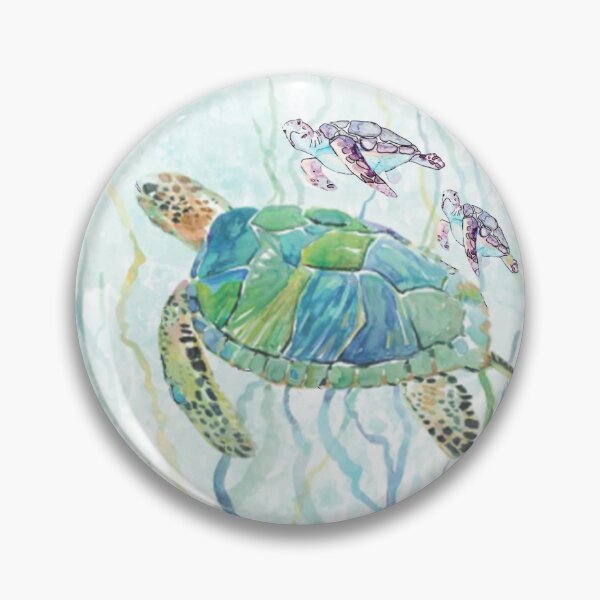 Item preview, Sea Turtles Watercolor designed and sold by Barbny.