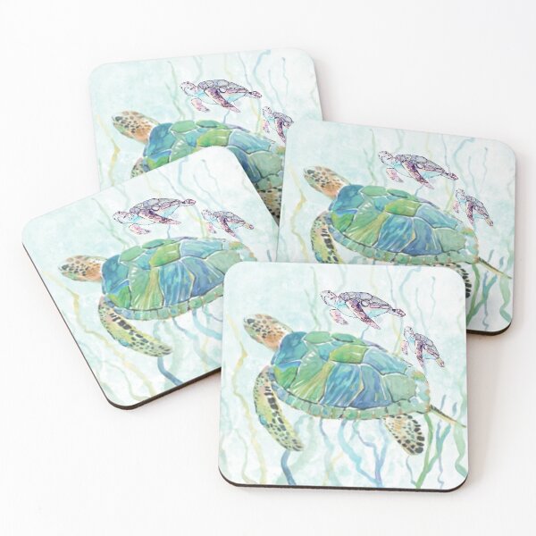 Item preview, Sea Turtles Watercolor designed and sold by Barbny.