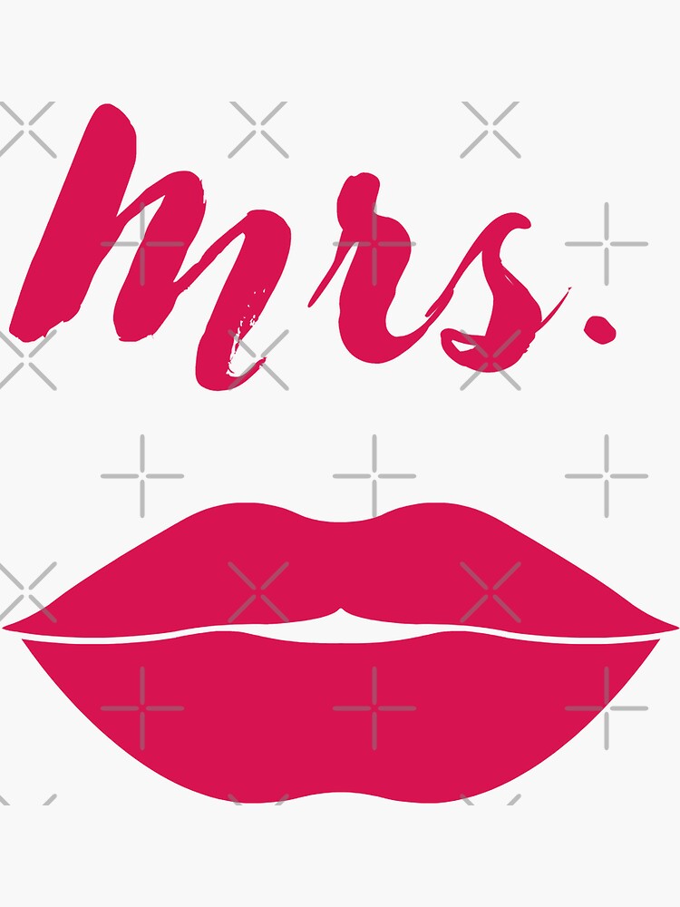 Mr And Mrs Art Design Sticker For Sale By Raza Tahir Redbubble 8552