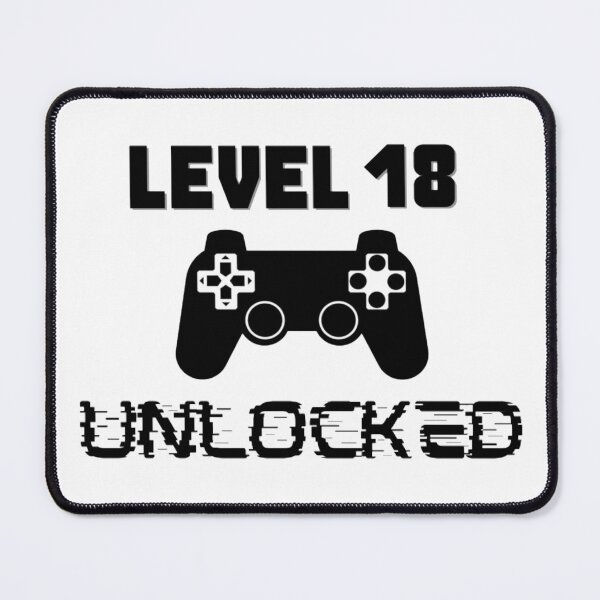 Item preview, Level 18 Unlocked 18th Birthday designed and sold by NishiiAgrawal.