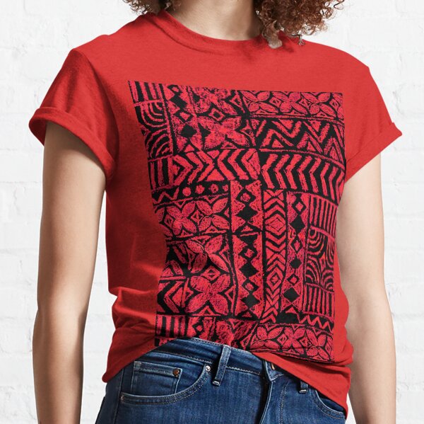 Polynesian Tapa-ruby Classic T-Shirt
