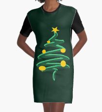 Christmas Graphic T-Shirt Dress