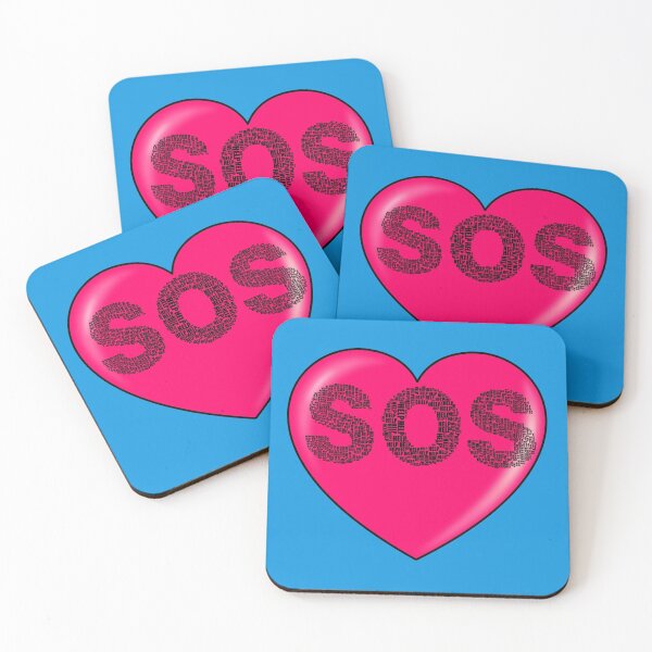 Item preview, S O S save me love designed and sold by mostheristore.