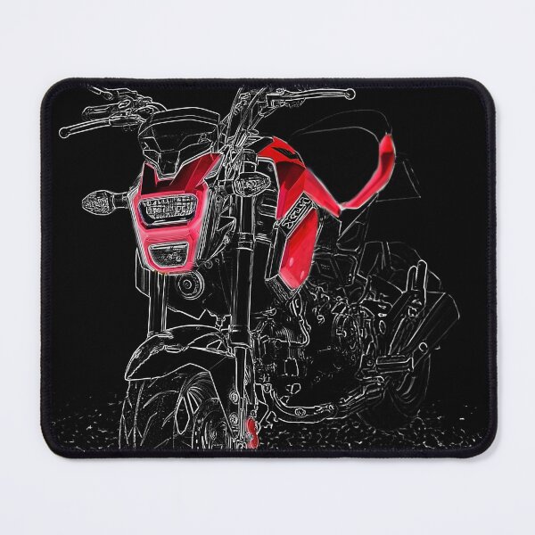Item preview, Honda MSX 125 Grom in red designed and sold by Huskyyy Designs.